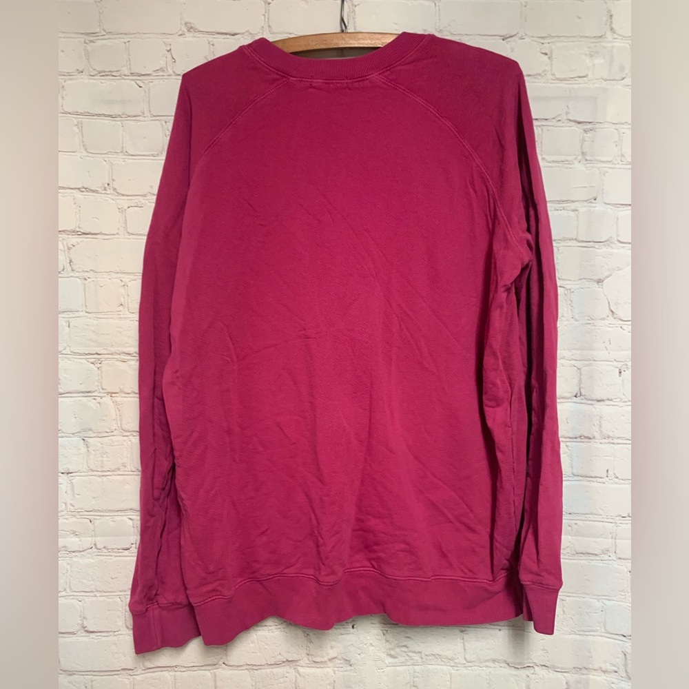 Peleton Raspberry Floral Sweatshirt Size M - Picture 4 of 4